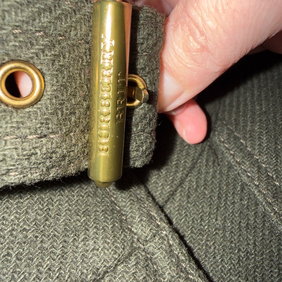 Authentic Burberry Brit Rushfield Rushmore Rushworth Wool Trench Coat, Size 10 - Picture 16 of 16